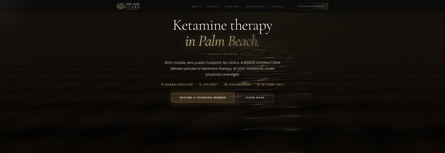Arcane Neuro website